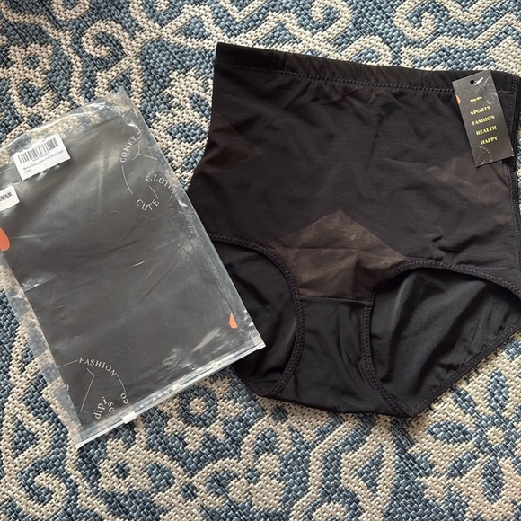 Shapewear Tummy Control High Waist for Women Size Large Black Mesh - Picture 2 of 6